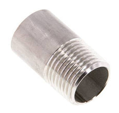 R 1/2'' Male x 21.3mm Stainless steel Pipe Nipple with Welding End 20 Bar DIN 2982 - 35mm
