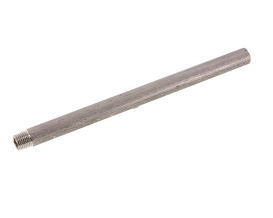 R 1/4'' Male x 13.5mm Stainless steel Pipe Nipple with Welding End 20 Bar DIN 2982 - 200mm