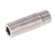 R 1/8'' Male x 10.2mm Stainless steel Pipe Nipple with Welding End 20 Bar DIN 2982 - 30mm [2 Pieces]