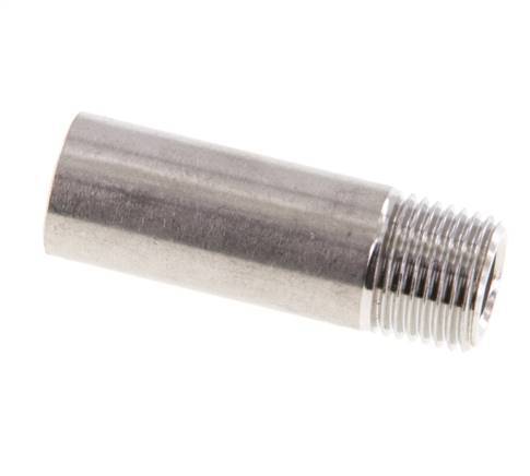 R 1/8'' Male x 10.2mm Stainless steel Pipe Nipple with Welding End 20 Bar DIN 2982 - 30mm [2 Pieces]