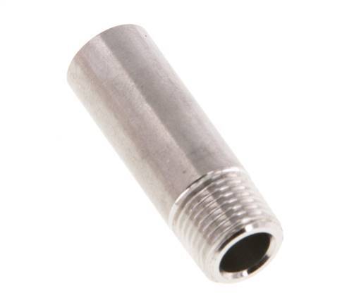 R 1/8'' Male x 10.2mm Stainless steel Pipe Nipple with Welding End 20 Bar DIN 2982 - 30mm [2 Pieces]