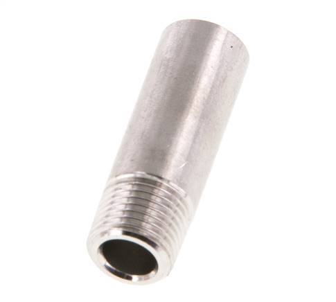 R 1/8'' Male x 10.2mm Stainless steel Pipe Nipple with Welding End 20 Bar DIN 2982 - 30mm [2 Pieces]