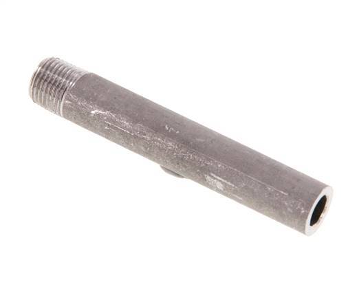 R 1/8'' Male x 10.2mm Stainless steel Pipe Nipple with Welding End 20 Bar DIN 2982 - 60mm