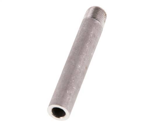 R 1/8'' Male x 10.2mm Stainless steel Pipe Nipple with Welding End 20 Bar DIN 2982 - 60mm