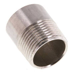 R 3/4'' Male x 26.9mm Stainless steel Pipe Nipple with Welding End 20 Bar DIN 2982 - 30mm