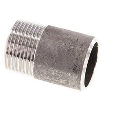 R 3/4'' Male x 26.9mm Stainless steel Pipe Nipple with Welding End 20 Bar DIN 2982 - 40mm