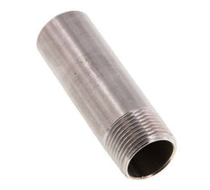 R 3/4'' Male x 26.9mm Stainless steel Pipe Nipple with Welding End 20 Bar DIN 2982 - 80mm