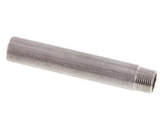 R 3/8'' Male x 17.2mm Stainless steel Pipe Nipple with Welding End 20 Bar DIN 2982 - 100mm