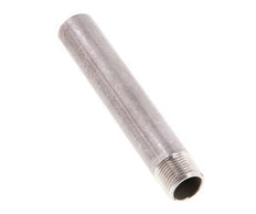 R 3/8'' Male x 17.2mm Stainless steel Pipe Nipple with Welding End 20 Bar DIN 2982 - 100mm
