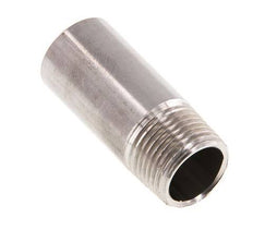 R 3/8'' Male x 17.2mm Stainless steel Pipe Nipple with Welding End 20 Bar DIN 2982 - 40mm [2 Pieces]