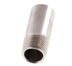 R 3/8'' Male x 17.2mm Stainless steel Pipe Nipple with Welding End 20 Bar DIN 2982 - 40mm [2 Pieces]