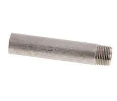 R 3/8'' Male x 17.2mm Stainless steel Pipe Nipple with Welding End 20 Bar DIN 2982 - 80mm