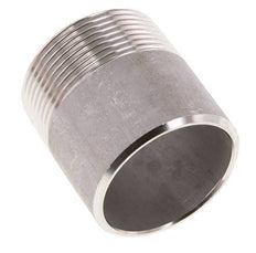 R 1 1/2'' Male x 48.3mm Stainless steel Pipe Nipple with Welding End 20 Bar DIN 2982 - 50mm