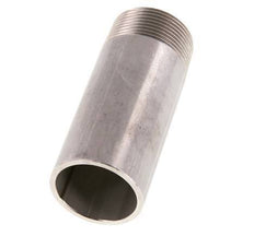 R 1 1/4'' Male x 42.4mm Stainless steel Pipe Nipple with Welding End 20 Bar DIN 2982 - 100mm