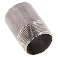 R 1 1/4'' Male x 42.4mm Stainless steel Pipe Nipple with Welding End 20 Bar DIN 2982 - 60mm