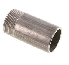 R 1 1/4'' Male x 42.4mm Stainless steel Pipe Nipple with Welding End 20 Bar DIN 2982 - 80mm