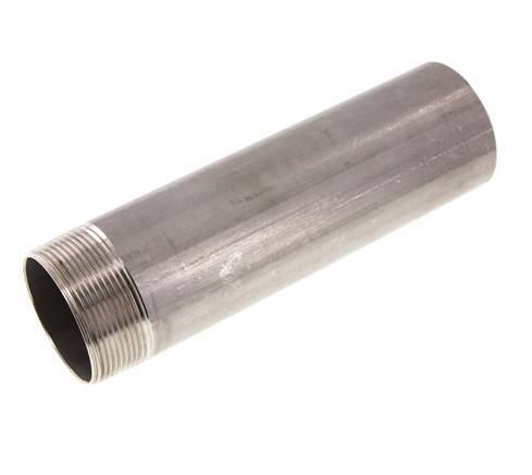 R 2'' Male x 60.3mm Stainless steel Pipe Nipple with Welding End 20 Bar DIN 2982 - 200mm