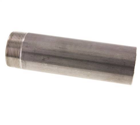 R 2'' Male x 60.3mm Stainless steel Pipe Nipple with Welding End 20 Bar DIN 2982 - 200mm