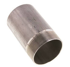 R 2 1/2'' Male x 76.1mm Stainless steel Pipe Nipple with Welding End 20 Bar DIN 2982 - 120mm