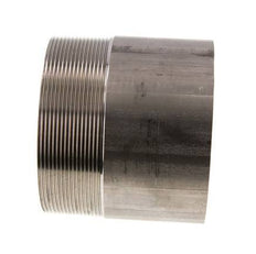 R 4'' Male x 114.3mm Stainless steel Pipe Nipple with Welding End 20 Bar DIN 2982 - 100mm