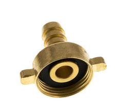 G 3/4'' x 10mm Brass Hose barb with NBR Seal and Wing Nut 16 Bar [2 Pieces]