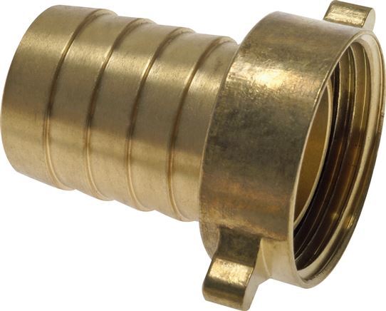 G 3/4'' x 13mm Brass Hose barb with NBR Seal and Wing Nut 16 Bar [2 Pieces]