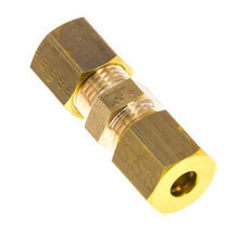 5mm Brass Straight Compression Fitting 150 Bar DIN EN 1254-2