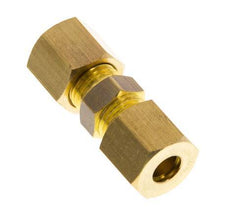 6mm Brass Straight Compression Fitting 150 Bar DIN EN 1254-2 [2 Pieces]