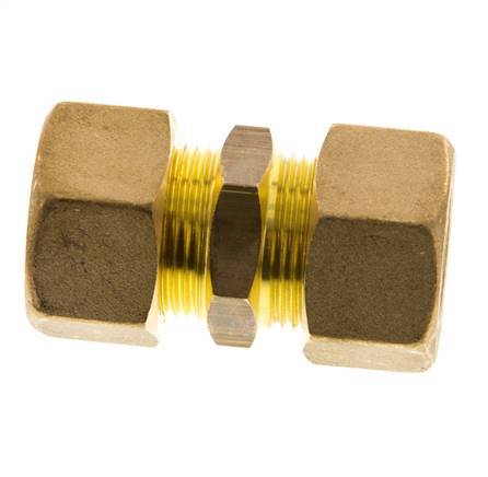 racor de compresión recto de latón de 18 mm 67 bar DIN EN 1254-2