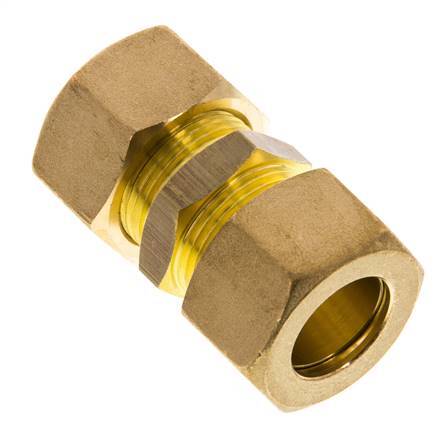 racor de compresión recto de latón de 18 mm 67 bar DIN EN 1254-2