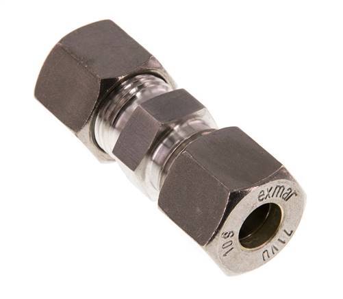 10S Racor recto de acero inoxidable 630 Bar DIN 2353