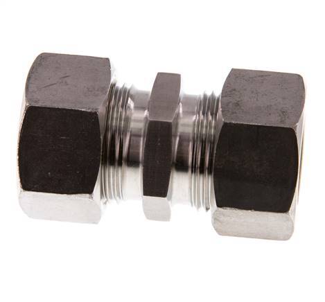 accesorio de compresión recto de acero inoxidable 22L 160 Bar DIN 2353