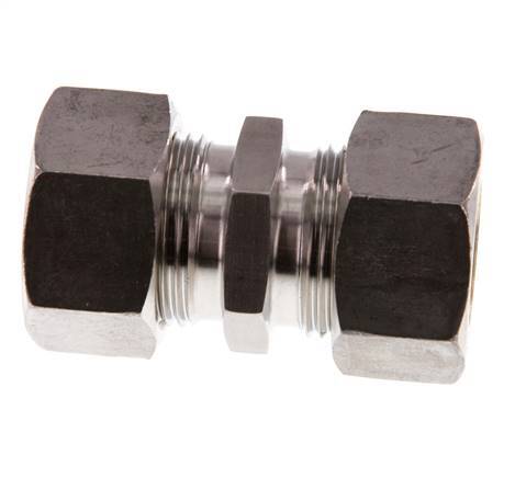 accesorio de compresión recto de acero inoxidable 22L 160 Bar DIN 2353