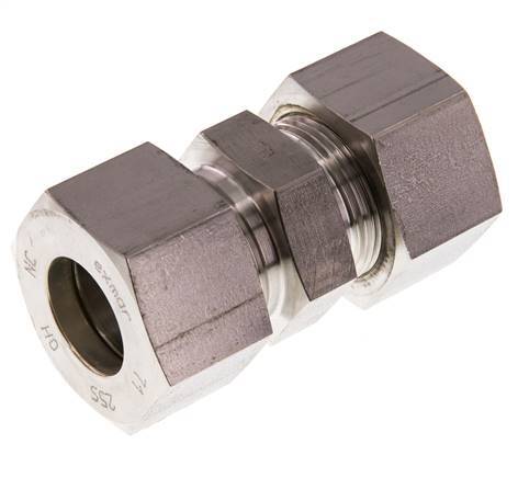 25S Stainless steel Straight Compression Fitting 400 Bar DIN 2353