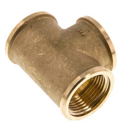 G 1'' Tee de latón 16 Bar