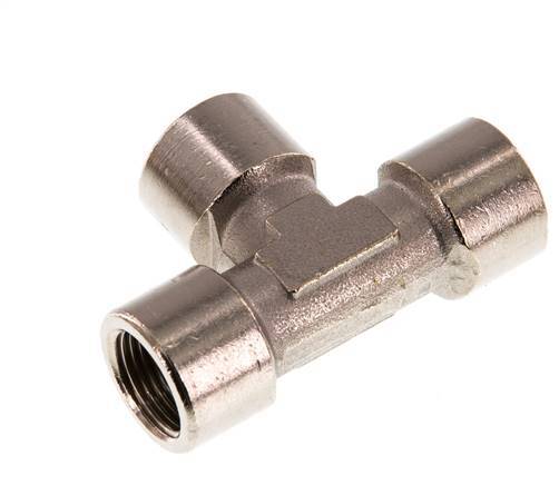 G 3/8'' T de latón niquelado 16 Bar