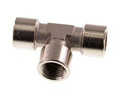 G 3/8'' T de latón niquelado 16 Bar