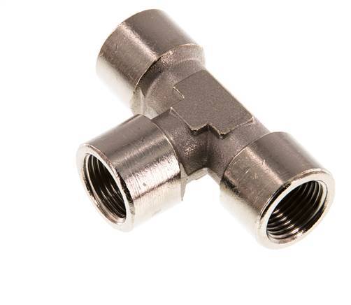 G 3/8'' T de latón niquelado 16 Bar