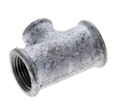 Rp 1/2'' x Rp 1/4'' Zinc plated Cast iron Tee 25 Bar [2 Pieces]