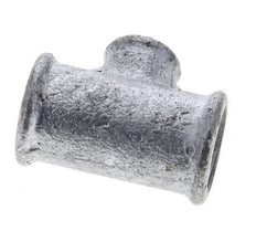 Rp 1/2'' x Rp 1/4'' Zinc plated Cast iron Tee 25 Bar [2 Pieces]