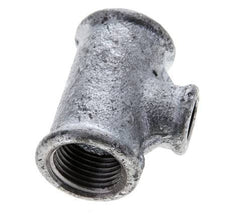 Rp 1/2'' x Rp 1/4'' Zinc plated Cast iron Tee 25 Bar [2 Pieces]