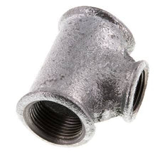 Rp 3/4'' x Rp 1/2'' Zinc plated Cast iron Tee 25 Bar [2 Pieces]