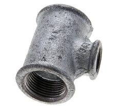 Rp 3/4'' x Rp 3/8'' Zinc plated Cast iron Tee 25 Bar [2 Pieces]