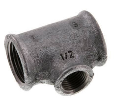 Rp 1'' x Rp 1/2'' Zinc plated Cast iron Tee 25 Bar [2 Pieces]