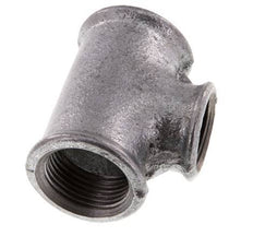 Rp 1'' x Rp 3/4'' Zinc plated Cast iron Tee 25 Bar [2 Pieces]