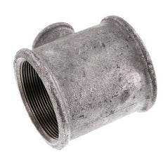 Rp 2 1/2'' x Rp 1'' T de hierro fundido galvanizado 25 Bar