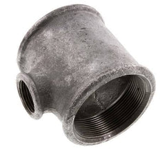 Rp 2 1/2'' x Rp 1'' T de hierro fundido galvanizado 25 Bar