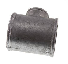 Rp 2 1/2'' x Rp 1 1/4'' T de hierro fundido galvanizado 25 Bar