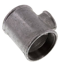 Rp 2 1/2'' x Rp 1 1/4'' T de hierro fundido galvanizado 25 Bar