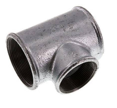 Rp 2 1/2'' x Rp 2'' T de hierro fundido galvanizado 25 Bar